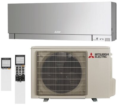 Mitsubishi Electric MSZ-EF25VES/MUZ-EF25VE Inverter (Silver)