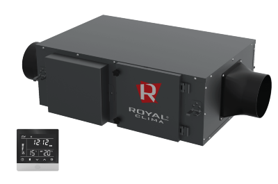 Royal Clima RCV-900 + EH-6000 Приточная установка с электрическим нагревателем